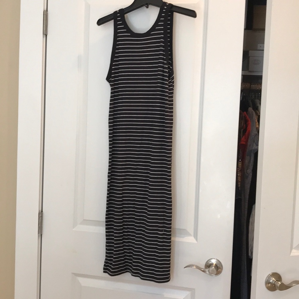 Ambercrombie and Fitch Striped Cotton Midi Dress